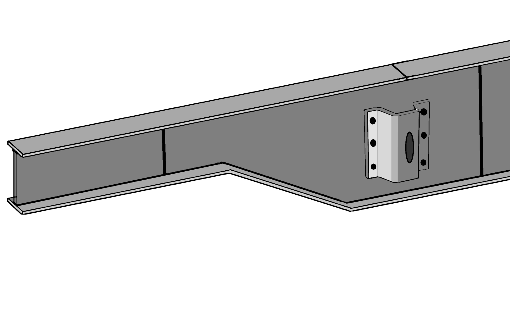 Picture 4: Smooth transition of height and welds apart.
