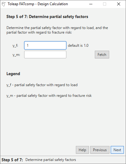 Picture 1: Partial Safety Factor regarding the load